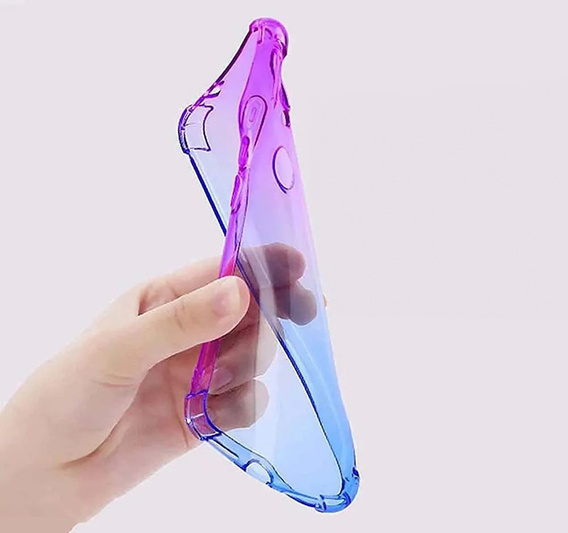 Чохол для Oppo A80, Gradient Dropproof, Фіолетовий / синій