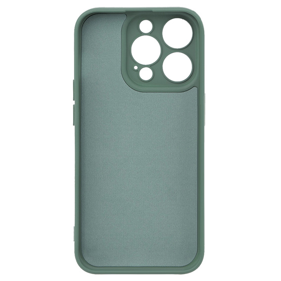 Чехол до iPhone 15 Pro Max, Silicone Lite, тёмно-зелёный