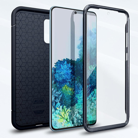 Чехол до Samsung Galaxy S20+ Plus, Suritch Basic (Two Frames), синий