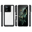 Чoхол до Xiaomi 13T / 13T Pro, Fusion Hybrid, прозорий / чорний