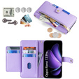 Чохол-книжка для Oppo Reno 13 Pro, Wallet Zipper Pocket, фіолетовий