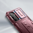 Броньований чохол для Samsung Galaxy S24 Plus, Dexnor Full Body (Two Frames), червоний