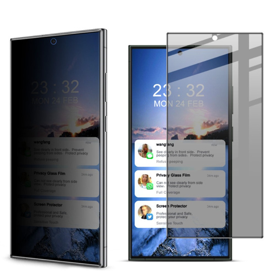 IMAK Privacy Tempered Glass для Samsung Galaxy S24 Ultra