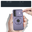 Чехол для Samsung Galaxy S23 FE, Military Magnet, для MagSafe, фиолетовый