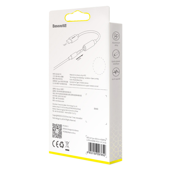 Адаптер Baseus L54 USB-C к разъему 3,5 мм