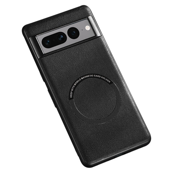 Чехол до Google Pixel 7 Pro 5G, Leather Hybrid MagSafe, чёрный