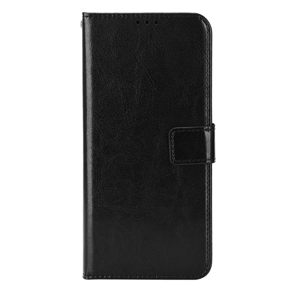 Откидной чехол для Huawei Pura 70, Crazy Horse Wallet, чёрный