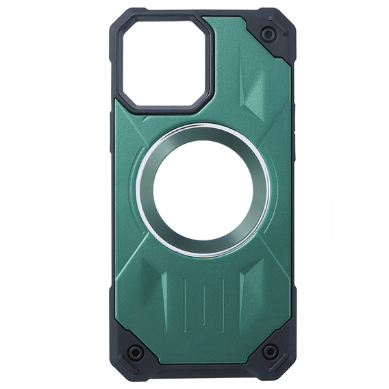 Чехол для iPhone 12 Pro Max, Heavy Duty, для MagSafe, зелёный