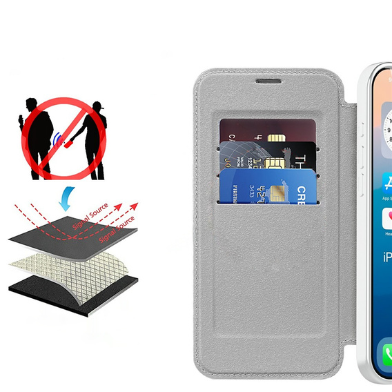 Гаманець MagSafe RFID фліп-чохол із захистом камери для iPhone 17 Pro Max