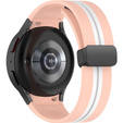 Силиконовый ремешок для Samsung Galaxy Watch 4 / 5 40/42/44/46/45MM PRO, Pink / White