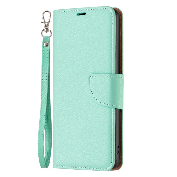 Откидной чехол для Xiaomi Redmi 12 4G, Wallet Litchi Magnet, зелёный