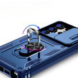 Чохол NOX Camera Slide Samsung Galaxy S23 Ultra, CamShield Slide, синій