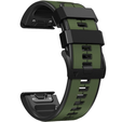 Силіконовий ремінець для Garmin Fenix 26mm, Army Green