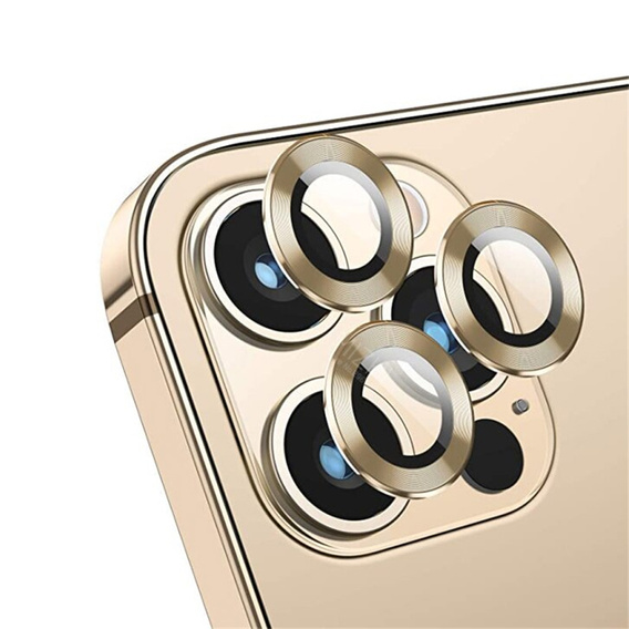 Защитное стекло на камеру до iPhone 13 Pro / 13 Pro Max, Gold