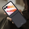 Чехол со стеклом для Samsung Galaxy Z Flip5 5G, PC Case, чёрный