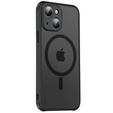 Чохол MagSafe для iPhone 15 Plus, Hybrid Matte Lens Pro, чорний