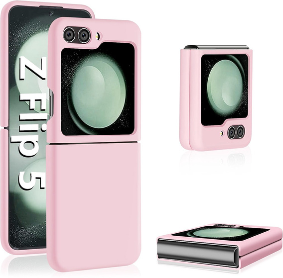 Силиконовый чехол для Samsung Galaxy Z Flip5 5G, розовый