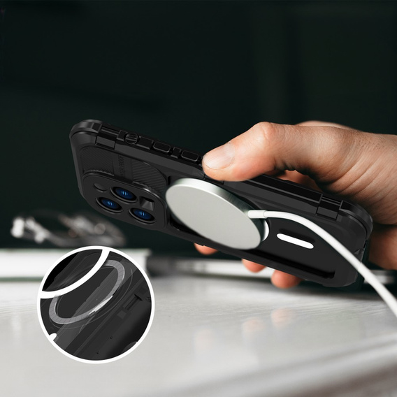 IP68 Водонепроницаемый чехол для iPhone 14 Pro, SHELLBOX MagSafe, чёрный