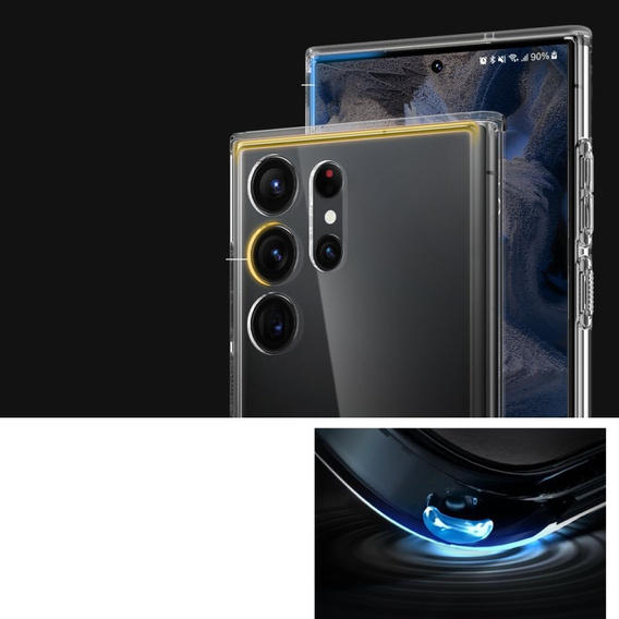 Чехол Spigen до Samsung Galaxy S23 Ultra, Ultra Hybrid, прозрачный