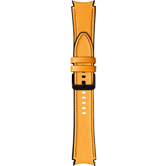Кожаный ремешок для часов Samsung Galaxy Watch 4 / 5 40/42/44/46/45MM PRO, Yellow