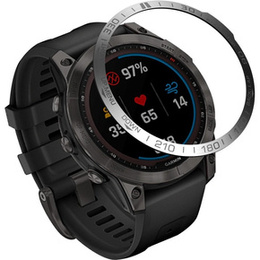 Кольцо безеля для Garmin Fenix 7, Silver/Grey