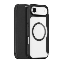 Чехол Dux Ducis для iPhone Air, Skin X Pro, с откидной крышкой, для MagSafe, черный