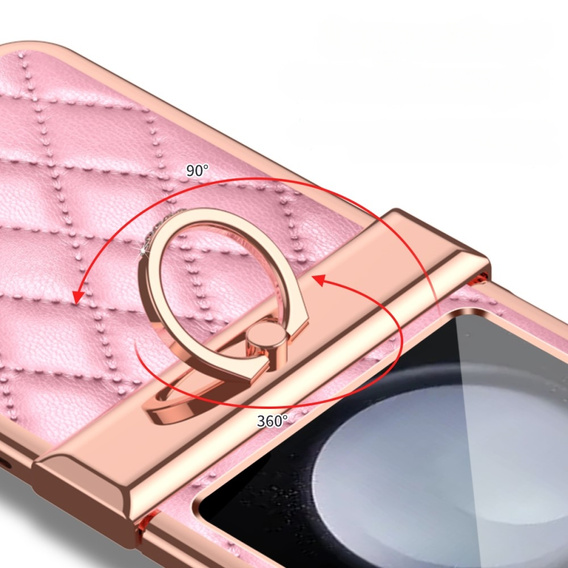 Чехол для Samsung Galaxy Z Flip5 5G, Electro Stitching , розовый