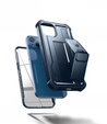 Броньований чохол для iPhone 13 / 14, Dexnor Full Body, темно-синій