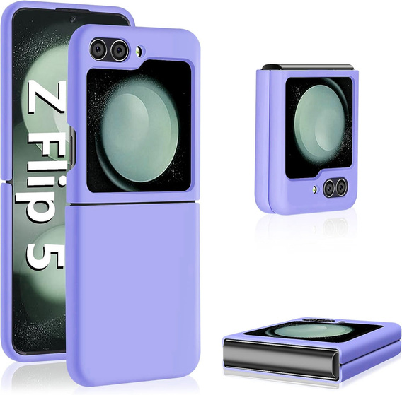 Силиконовый чехол для Samsung Galaxy Z Flip5 5G, фиолетовый