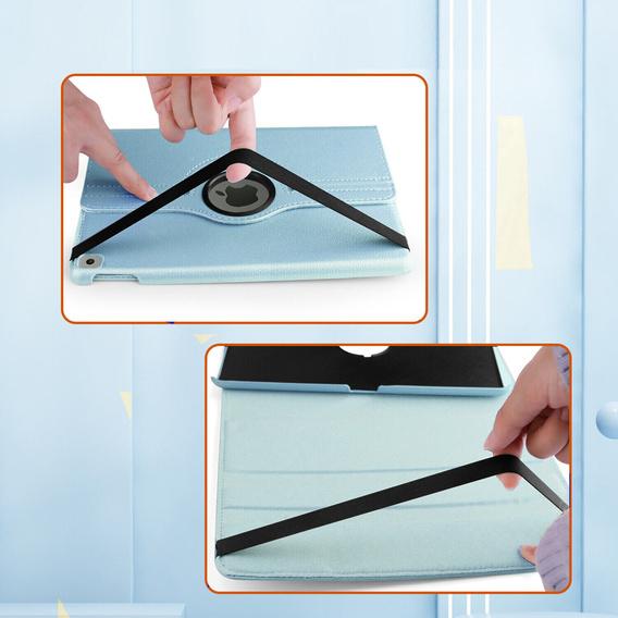 Чехол для iPad 10.9 2022 10 Gen TB330FU 10.95", вращающийся на 360, синий