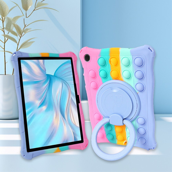Детский чехол для Samsung Galaxy Tab A9+ X210 / X215 / X216B, пузырьковый,  разноцветный