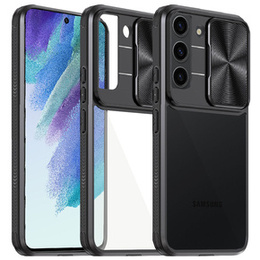 Чехол до Samsung Galaxy S21 FE, Slide Camera, чёрный