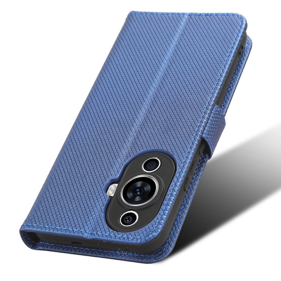 Откидной чехол для Huawei Nova 11, Wallet Smart Magnet, синий