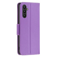 Откидной чехол для Samsung Galaxy A34 5G, Wallet Litchi Magnet, фиолетовый