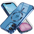 Чохол для iPhone 11, Electro MagSafe, м'яти + Скло на екран