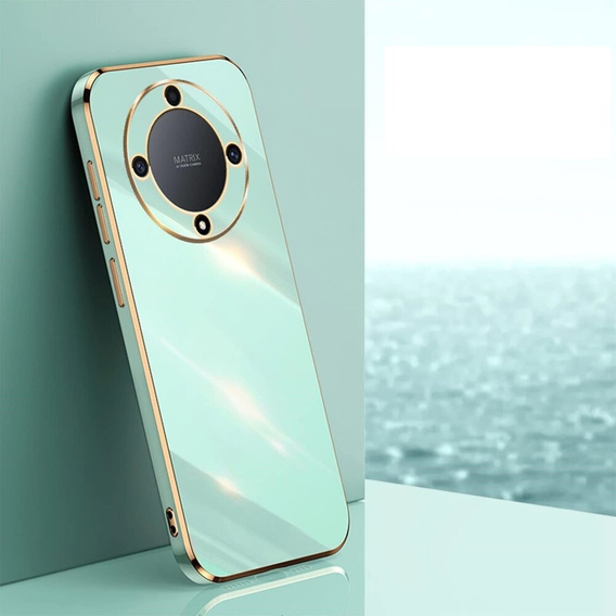 Чехол для Honor Magic 6 Lite 5G, Glamour CamShield, мятный
