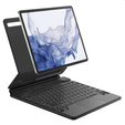Обкладинка для клавіатури Samsung Galaxy Tab S10+/S9 FE+ Plus/S9+/ S8+/ S7+/ S7 FE, Dexnor Magnetic Keyboard Touchpad, чорний