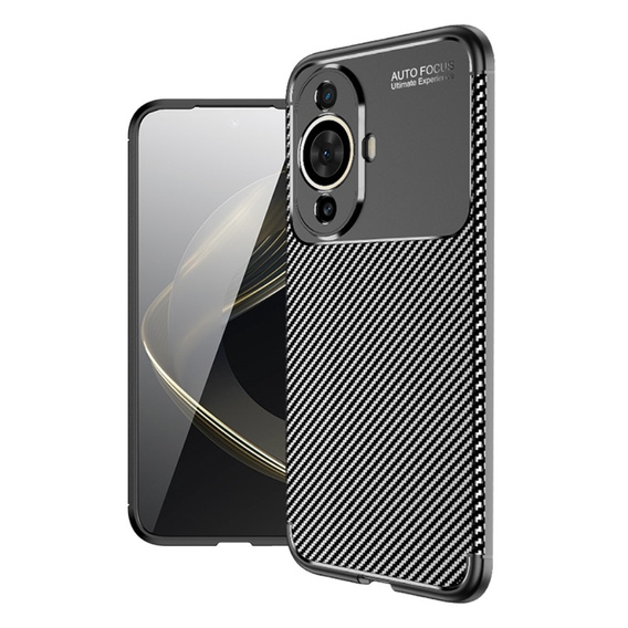 Чoхол до Huawei Nova 11, Carbon Gel, чорний