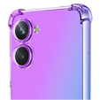 Чехол для Realme 10 4G, Gradient Dropproof, Фиолетовый / синий