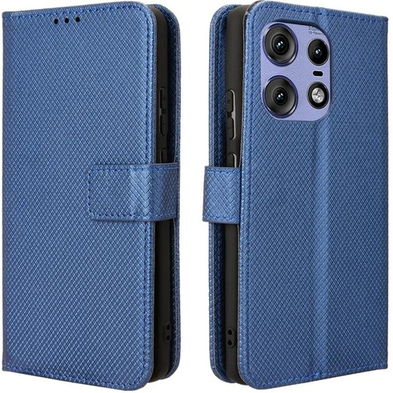 Откидной чехол для Motorola Edge 50 Pro, Wallet Smart Magnet, синий