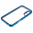 Чехол для iPhone 16, Magnetic Dual Glass, синий