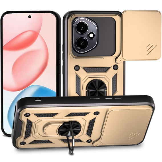 Чехол NOX Camera Slide Honor 400 5G, CamShield Slide, золотой