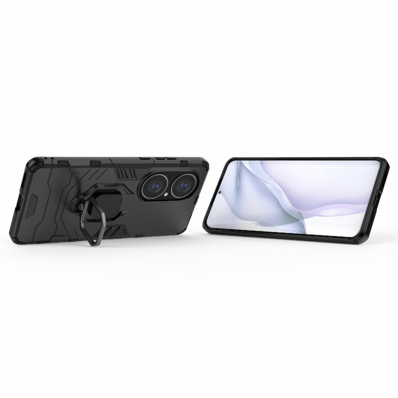 Чoхол до Huawei P50 Pro, Kickstand Ring, чорний
