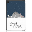 Чехол для Lenovo Tab M10 Plus 10.6 TB-125F / TB-128F 3 Gen, Smartcase, sleeping cat