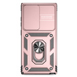 Чехол NOX Camera Slide Samsung Galaxy S24 Ultra, CamShield Slide, розовый rose gold