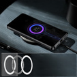 Захисний чохол для камери Samsung Galaxy S23 Plus, CamShield MagSafe, прозорий / чорний