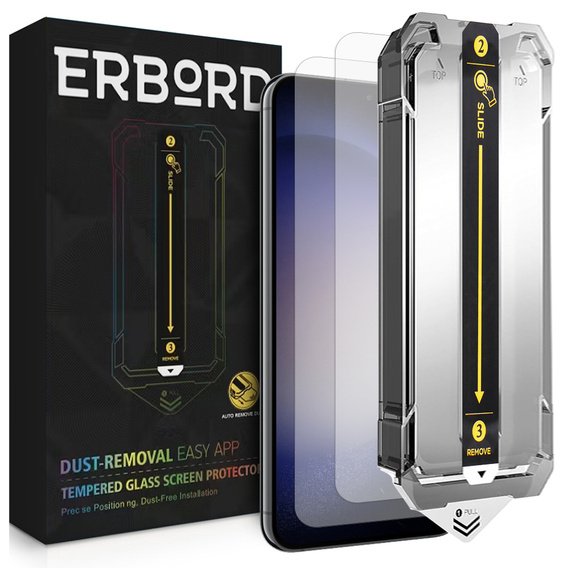Закаленное стекло для Samsung Galaxy S23, ERBORD Easy App Full Screen Protector