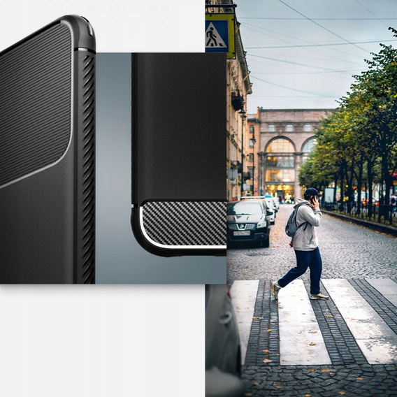 Чехол Spigen до Samsung Galaxy S22, Rugged Armor, чёрный