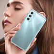 Чехол до Samsung Galaxy A25 5G, Fusion Hybrid, прозрачный + 9H стекло