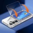 Чехол для Samsung Galaxy S24, Card Holder, прозрачный